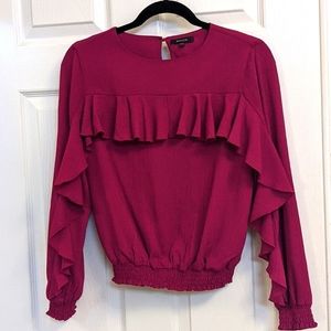 RW&Co Ruffle blouse top Sz XS